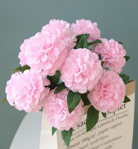 10 teste Hydrangea Salk Flower Ball Artificial Flowers Birthday Casa Decorazioni per matrimoni Accessori finti Bouquet8080868