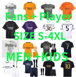 23 24 25 Real Madrids Bellingham Soccer Jerseys 2024 2025 4th Purple Mbappe Rodrgo Vini Jr Tchouameni Football Shirt Camiseta de Futbol Men Men Kids Player Version