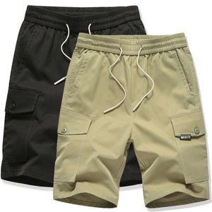Pantaloncini da lavoro europeo casual di nuovi uomini estivi con tasche multiple e pantaloni medi 5/4 M525 53