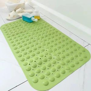 Badmattor Stor badrumsmatta anti Slip Stark sug för badkar Hem Fotmassage Vattentät kudde Sole PVC Particles Dusch Pad