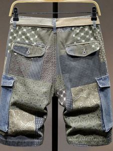 Herren kurze Jeans Hosen Hip Hop Grafik Fracht Männliche Denim Shorts Verkauf Designer Emo XL Korean Fashion Cut Buttons xxxl Neuheit in 240523
