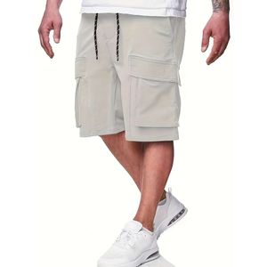 2024 Fashion Casual Large Pocket Sports Men's Workwear Shorts Medium length Warehouse 5/4 Pants