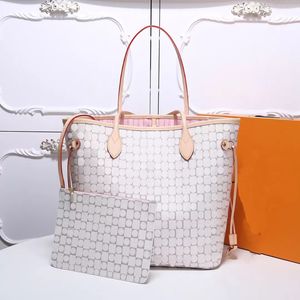 Designer Luxury Shopping Bag 2st Set Women's Handbag med plånbok Högkvalitativ läder Fashion New Bags Women's Handbags 40 277f
