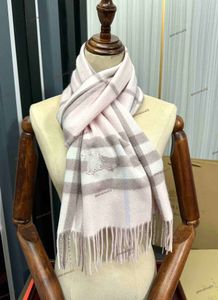 H Brand Scarf 100% Cashmere Scarf Double Classic Plaid Scarves New Top Women Man Designer Scarf High Quality 30x180 10a Mens Neck Scarf med kostym Lady Shawl