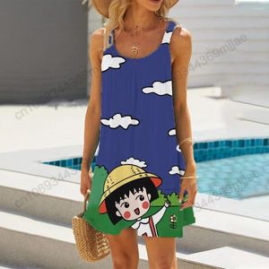 Casual Dresses Sexig Women's Dress Beach Beachwear Everyday Wear One Piece Fashion Woman Summer 2024 utflykt kvinnor