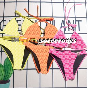 2024 шикарные женские купальники сексуальные бикини летние пляжные клубные вечеринки с купальными костюмами Графический купальник с двойным купальником