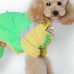 Vestuário de roupas de cachorro roupas de chuva grandes trajes à prova d'água de pó de capa de chuva para cádicos para cães com cães grandes casaco de poncho com capuz