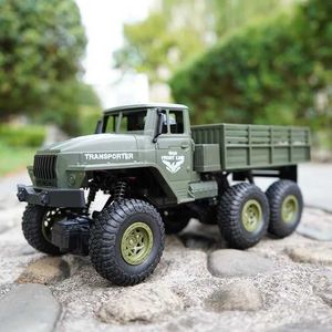 Diecast Model Cars JJRC RC Automotive Childrens Toys 1 18 Remote Control Truck Military Off road Vehicle Radio Control Transport Vehicle Childrens Electric To
