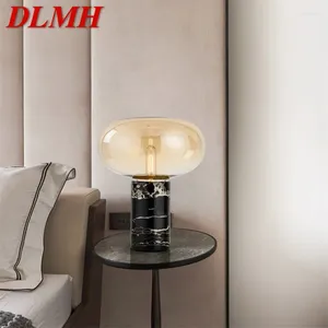 Table Lamps DLMH Modern Bedside Lamp Marble E27 Desk Light LED Home Decorative For Foyer Living Room Office