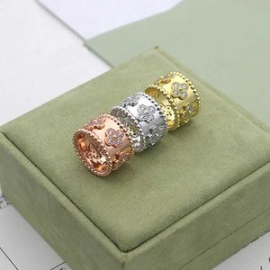 Cluster Rings Классические горячие продажи 925 стерлингового серебряного серебряного кольца модные женщины очарование