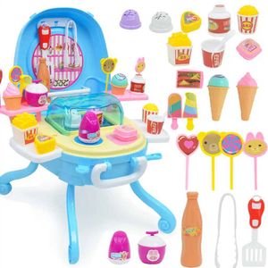 Kitchens Play Food Intend Play Kitchen Toy Ice Role Play Set Birthday Gift for 2 3 4 5 Year Old Girls Toddlers Kids d240525