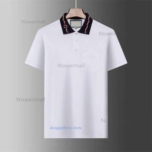 Mens Shirt Designer Men luxury designer casual polo shirts classic solid color letter embroidery summer short clothes Man Tshirt Fashion Wear