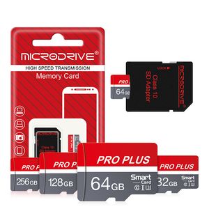 MINI SD -kort 4GB 8GB 16GB 32 GB 64 GB 128 GB 256 GB 512 GB Minnekort Flash TF Memory Card Adapter för smartphone Dashcam