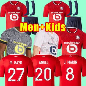 2024 2025 LOSC Lille soccer jerseys Cabella DAVID FONTE BAMBA YAZICI football shirts 24 25 JIKONE T.WEAH L.ARAUJO M.Bayo Ismaily maillots de foot Adult home kids