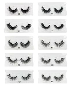 3D Mink False Eyelashes Natural Thick Eyelashes 1Pack Whole05543475