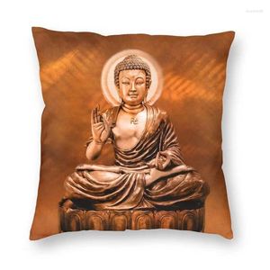 Kissen Buddha Meditation Wurf Cover Home Decor Buddhismus Buddhist Zen Spirituelle 40x40 Kissenbezug für Wohnzimmer