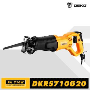 Other Garden Tools DEKO DKRS710G20 710W electric saw reciprocating saw with saw blade wooden DIY power tool puzzle chain saw tool S2452511