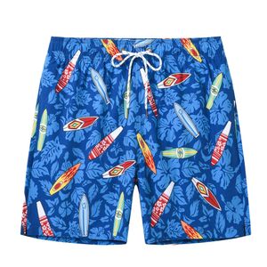 Men's Swim Trunks Gradient Swimming Quick Dry Beach Shorts with Zipper Pockets and Mesh Lining Fashion Swimsuit for Men