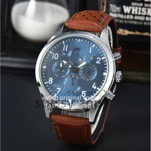 AAA QUALITÀ IWCITY WATH MEN UNAGGI ORGCIALI MENS LUXI BRI PILOT OROLOGI AUTO MECCANICO AUTO UHREN SUPER LUMINUNO DATA CINTURA CINTURA DI PELLE MONTRE LUXE CDP ES MEN AA9