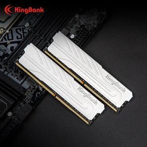 Kingbank Heatlestring RAM Memory DDR4 8GB 16GB 32G 3200/3600/4000 MHZ XMP Memória da área de trabalho Suporte