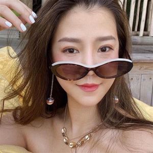 Fashion cat eye sunglasses designer for woman retro oval sunglasses face lifting sunglasses small sweet home UV 400 5416 protection with box Multiple style Shades