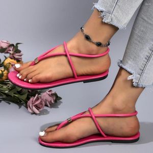 Sapatos casuais femininos sandálias designer verão para o dedo de pé aberto tornozelo strap praia apartamento salto sandalias de mujer