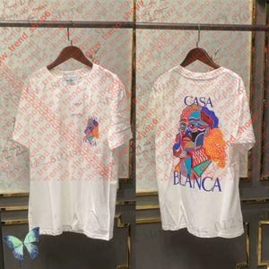 Casa Blanca Shirt Luxus Designer Männer T-Shirts Männer Frauen drucken Hawaiian Kurzarm Baumwolle Womans T-Shirts aus weißem Hemd Sommer Essentials S-4xl 078