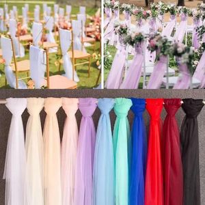 Partyversorgungen Multicolor 1x1,6 m bloße Kristall Hochzeit Tüllrollen Organza Stoff für Geburtstags Hintergrund Dekor DIY Schärpe