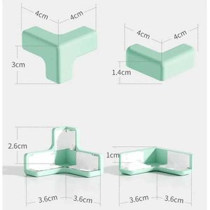 Cuscini per bordo angolare carino sicurezza antico-collisione per bambini silicone protezione protezione della sicurezza tavolo cover bordo protezione da tavolo protezione angolo angolo d240525