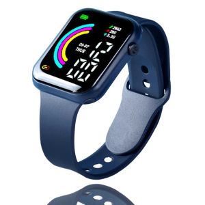 Kinderwache Ultra Light Led Digital Watch für Kinder Jungen Mädchen Sport Militär Silikon Armband Elektronische Uhr Relogio Infantil