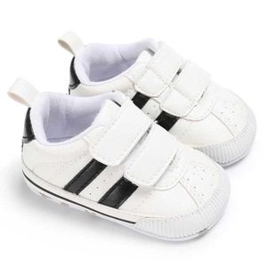 First Walkers VALEN SINA Newborn Baby Shoes Baby Boys and Girls Classic Sports Shoes First Walking Preschool Non slip Soles Moccasins Crib Shoes d240525