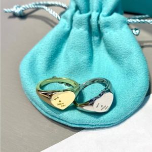 Ring designer ring Luxury brand rings Jewelry Solid colour letter Heart design Rings Christmas Gifts fashion Versatile fashion Styles G Iljn