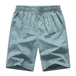 High Quality Men's Quick Dry Summer Beach Multiple Pockets Large Size Fashion Print Cotton Half Pants Gym Shorts