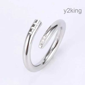 Designer Ring for Women Men Luxury Classic Nail Fashion Unisex Cuff Couple Gold Jewelry Gift CPGC