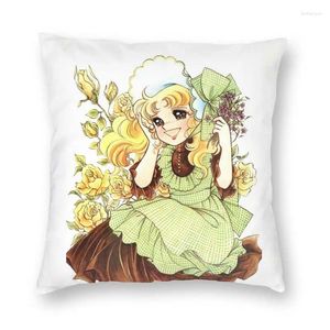 Pillow Fashion Manga Candy Throw Case Home Decor Custom Square Kawaii Anime Cover 45x45 Pillowcover For Sofa