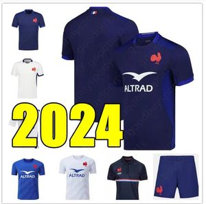 2024 Maglie di rugby francese Maillot de Boln Shirt maschile S-5xl Women Kit Kit Enfant Hommes Femme Sport Nuovo
