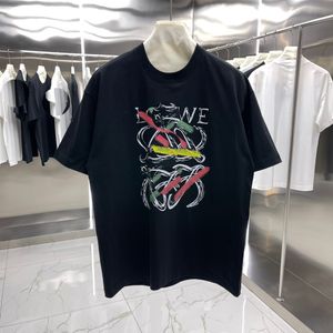 Лето рубашек мужская дизайнерская футболка Pure Cotton Tees Print T Рубашки белые черные повседневные пары Короткие рукава футболка для мужчин и женщин A13 Men Frombing Рубашка