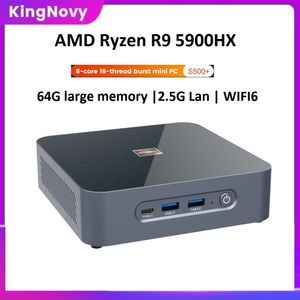 TOPTON S500+ AMD Gamer Mini PC Ryzen 9 5900HX Ryzen 7 5700U 2*DDR4 NVME 2.5G LAN Computer Gaming Desktop Windows 11 Nuc Wifi6