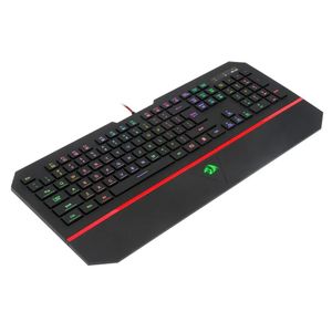 Tangentbord N K502 RGB Gaming Keyboard LED Backbellyst upplyst 104 Key Silent With Wrufl Rest för Windows PC Games Drop Delivery Compute OTVSE