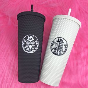 24 once scheletro sirene al bicchiere decalcomania Skeleton Stupded Tumbler con Coppa da viaggio di Luxury Tumbler Travel Luxury Luxury Cup di personalizzazione 240516