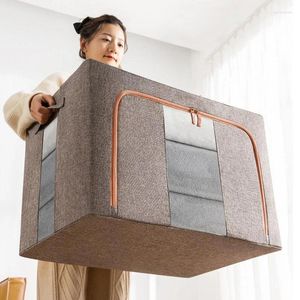 Sacos de armazenamento Caixa de roupas dobráveis ​​Roupas de grande capacidade Pillow Pillow Wardrobe Organizador de roupas íntimas