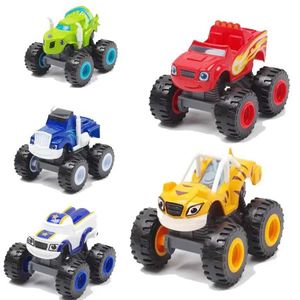 Diecast Model Cars Flame and Machine Monster Car Toy Russian Crusher Truck Photon Plawe Toy Flame Monster Machine Prezent urodzinowy S545210