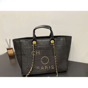 Bolsa Chanelles bolsa nova saco de designer de pérolas de designer de vento espessado espessado portátil ombro de ombro de praia de praia saco de chaveiro feminino clássico de moda de luxo 669