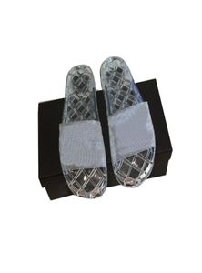 デザイナーの男性女性スリッパキャンディーカラー透明フラット​​高品質のゴムデートショッピングショッピングサンダルビーチガールズギフトアイデア9860997
