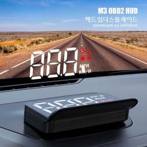 M3 AUTO HUD OBD2 Proiezione del display a testa in vetro Accessori elettronici per la sveglia del parabrezza del parabrezza delle auto in vetro Accessori elettronici