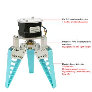 Big Last Pneumatic Electric Servo Flexibler Roboterkrallen Motor Bionisch Flexibler mechanischer 2/3/4 Finger für industriellen Roboterarm