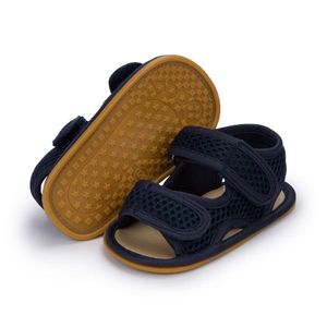 Baby Girls Boys Sandals Premium Soft Anti-Slip Guma Sole Sole Niemowlę Letnie buty na zewnątrz Pierwsze piechurki 0-18 miesięcy L2405