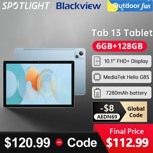 Blackview Tab 13 Tablet Pad 10.1'' FHD+ Display 6GB 128GB MTK Helio G85 Octa core PC Mode 7280mAh 13MP Camera Android 12