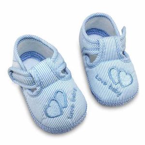 Första vandrare förskoleskor med tecknad mönster avslappnade bomullsskor non slip moft suled promenad skor nyfödda barn första promenadsko D240525