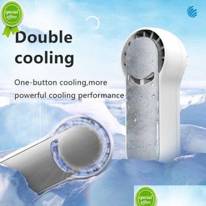 Outro jardim doméstico novo ventilador de mão portátil refrigeração semdutora resfriamento USB Recarregável Mini Mini Handheld Cooler ao ar livre Summ Dhixu
